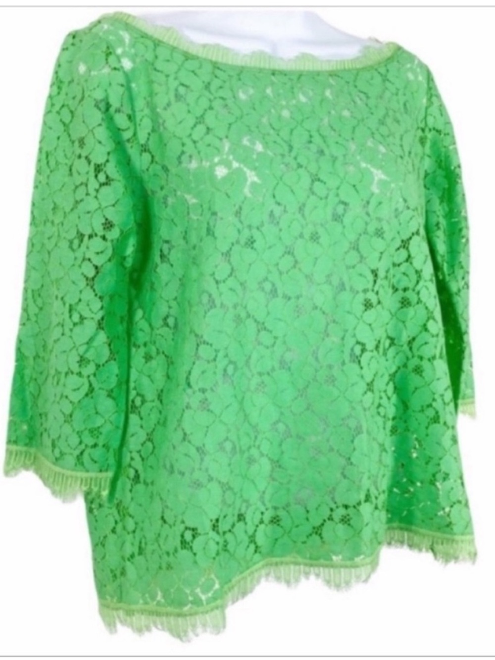 WESTON WEAR - ANTHROPOLOGIE lace blouse top S - Picture 4 of 11